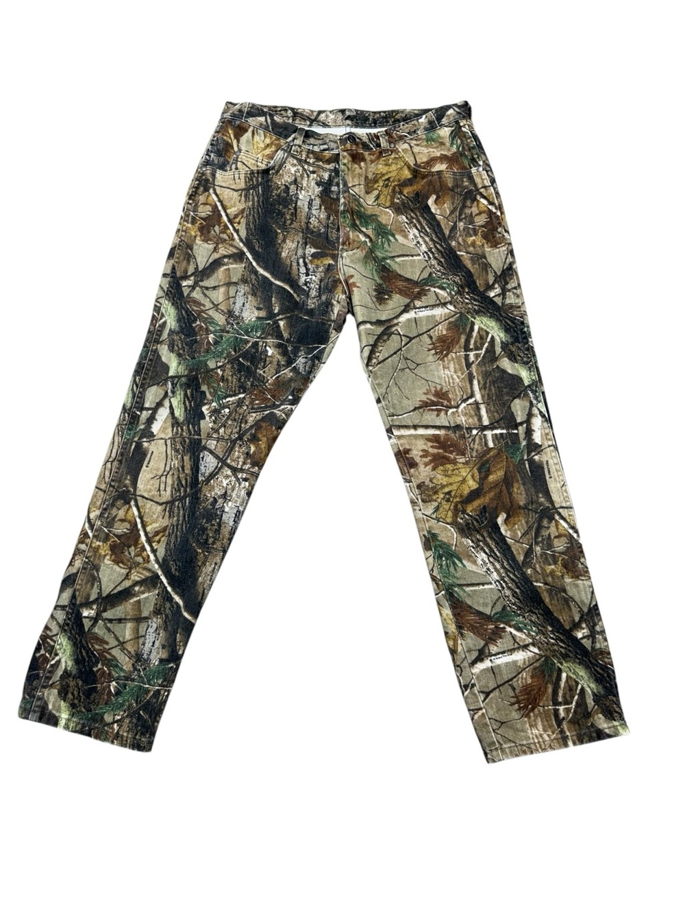 Wrangler Pro Gear Camouflage Hunting Pants Men’s 36x32 Straight Leg 100% Cotton